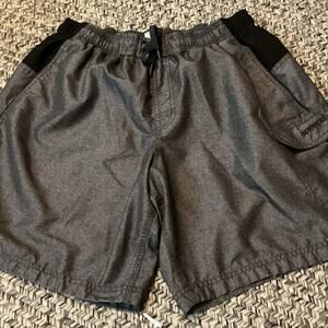 Black Mens Speedo swim shorts size Large